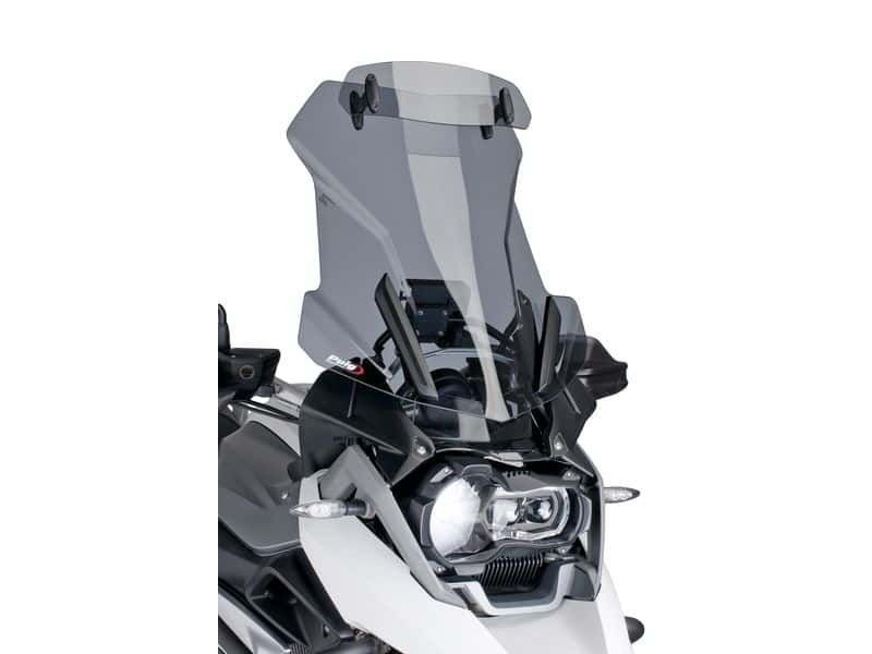 Windscreen PUIG TOURING WITH VISOR 6504H smoke