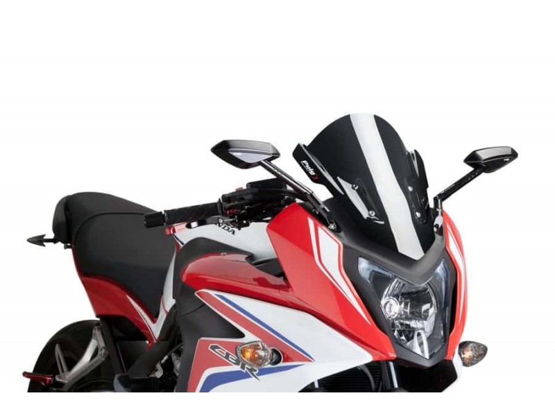 Windscreen PUIG RACING 7003C carbon look