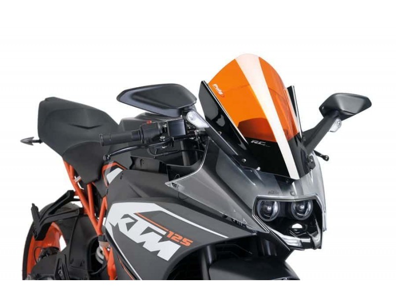 Windscreen PUIG RACING 7004T portocaliu Windscreen PUIG RACING 7004T portocaliu