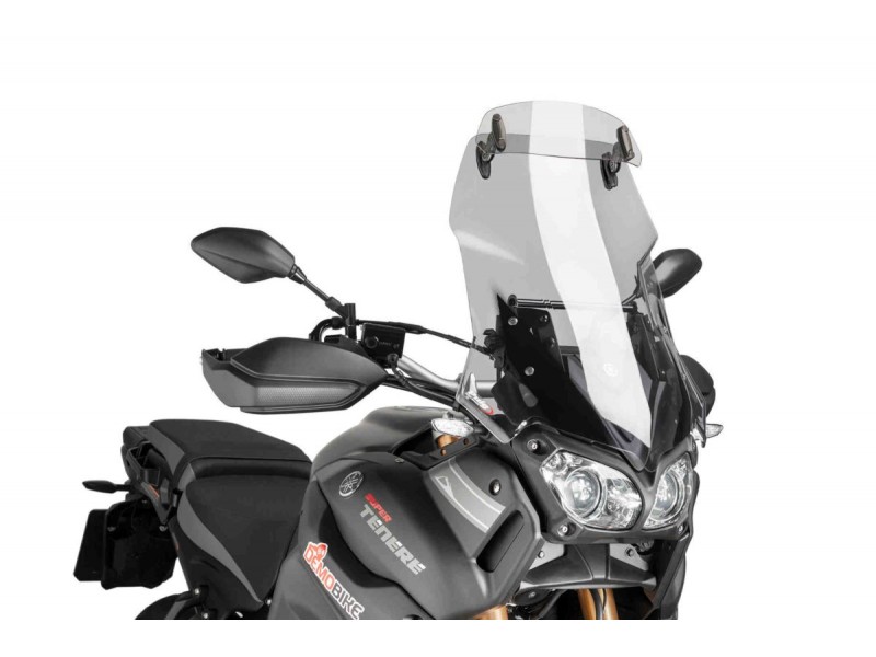 Windscreen PUIG TOURING WITH VISOR 7600H smoke Windscreen PUIG TOURING WITH VISOR 7600H smoke