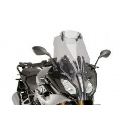 Windscreen PUIG TOURING WITH VISOR 7618H smoke Windscreen PUIG TOURING WITH VISOR 7618H smoke