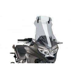 Windscreen PUIG TOURING WITH VISOR 7627H smoke Windscreen PUIG TOURING WITH VISOR 7627H smoke