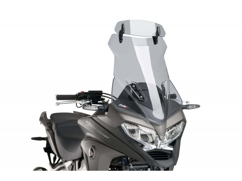 Windscreen PUIG TOURING WITH VISOR 7627H smoke