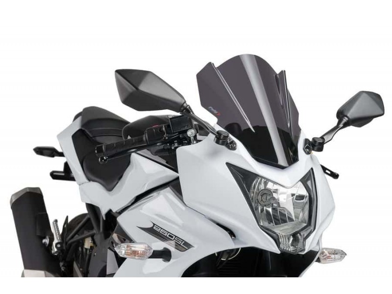 Windscreen PUIG RACING 7630F dark smoke Windscreen PUIG RACING 7630F dark smoke