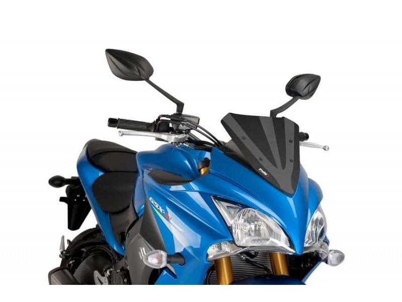 Windscreen PUIG RACING 7639C carbon look