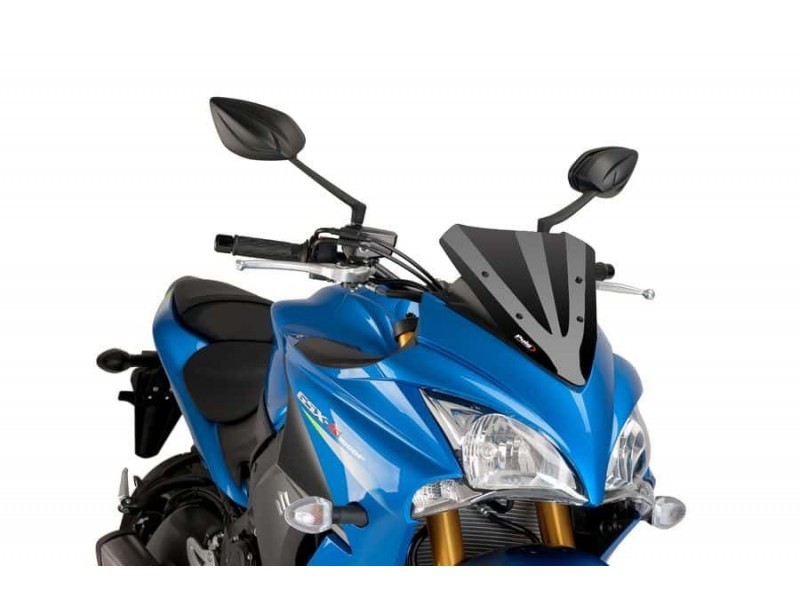 Windscreen PUIG RACING 7639N Negru