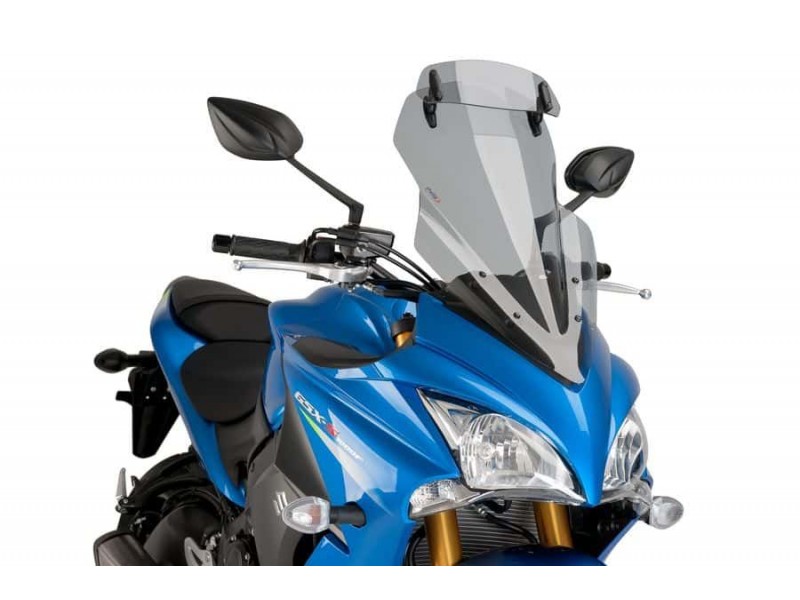 Windscreen PUIG TOURING WITH VISOR 7641H smoke Windscreen PUIG TOURING WITH VISOR 7641H smoke