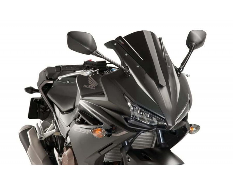 Windscreen PUIG RACING 8903N Negru