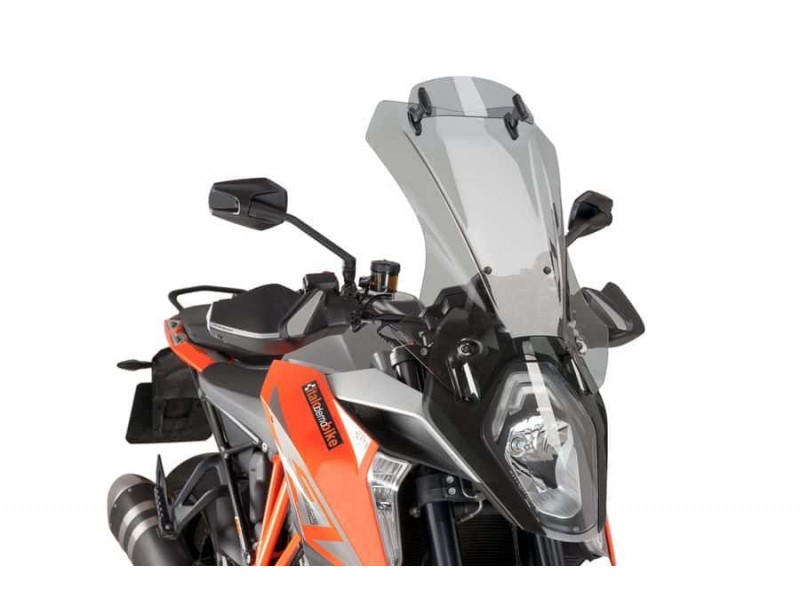 Windscreen PUIG TOURING WITH VISOR 8914H smoke