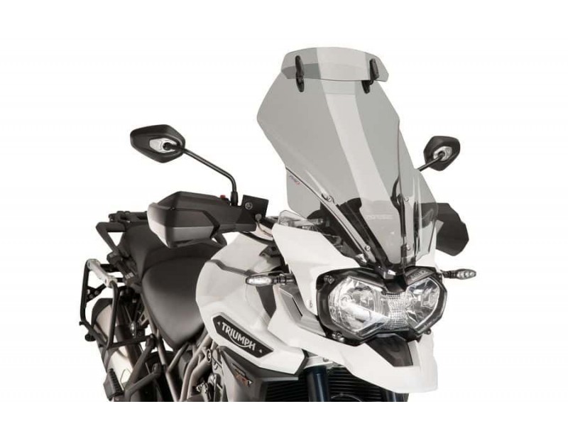 Windscreen PUIG TOURING WITH VISOR 8916H smoke