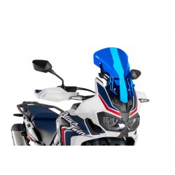 Windscreen PUIG RACING WITH SUPPORT + PROTECTION 9155A Albastru Windscreen PUIG RACING WITH SUPPORT + PROTECTION 9155A Albastru