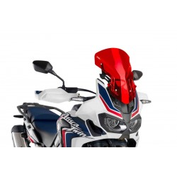 Windscreen PUIG RACING WITH SUPPORT + PROTECTION 9155R Rosu Windscreen PUIG RACING WITH SUPPORT + PROTECTION 9155R Rosu