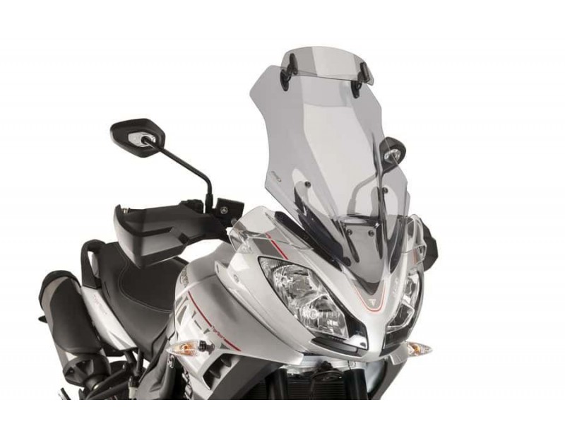 Windscreen PUIG TOURING WITH VISOR 9201H smoke
