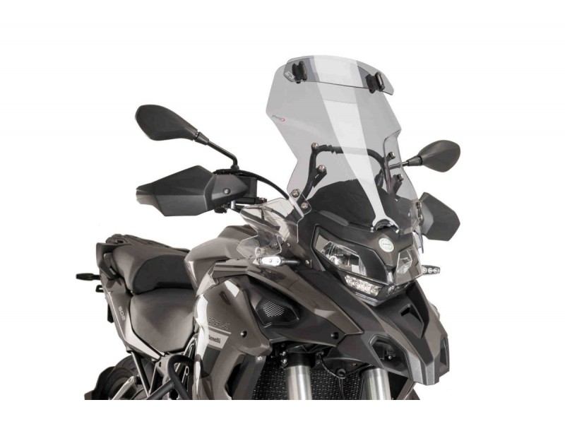 Windscreen PUIG TOURING WITH VISOR 9508H smoke Windscreen PUIG TOURING WITH VISOR 9508H smoke