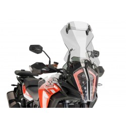 Windscreen PUIG TOURING WITH VISOR 9714H smoke Windscreen PUIG TOURING WITH VISOR 9714H smoke