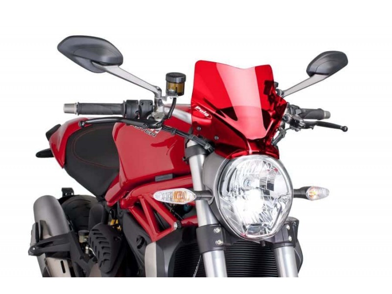 Windshield PUIG NEW. GEN SPORT 7013R Rosu