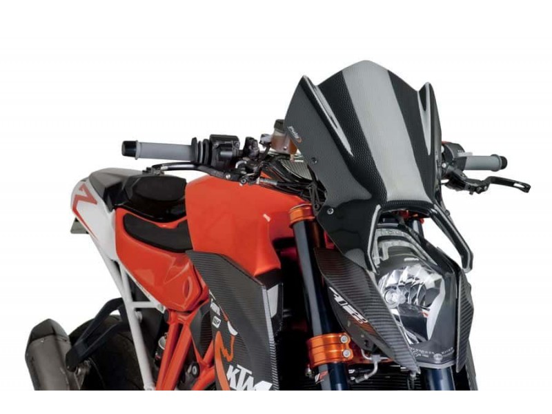 Windshield PUIG NEW. GEN SPORT 7014C carbon look Windshield PUIG NEW. GEN SPORT 7014C carbon look