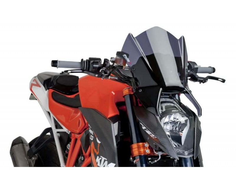 Windshield PUIG NEW. GEN SPORT 7014F dark smoke Windshield PUIG NEW. GEN SPORT 7014F dark smoke