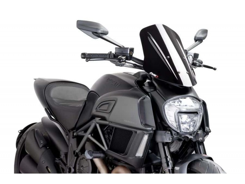 Windshield PUIG NEW. GEN TOURING 7570N Negru Windshield PUIG NEW. GEN TOURING 7570N Negru