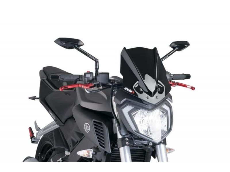 Windshield PUIG NEW. GEN SPORT 7654N Negru Windshield PUIG NEW. GEN SPORT 7654N Negru