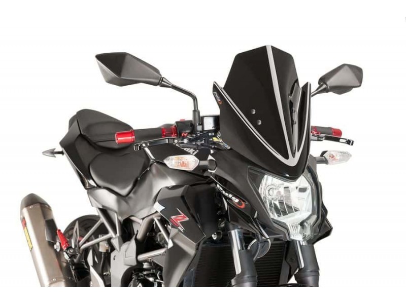 Windshield PUIG NEW. GEN SPORT 7656N Negru