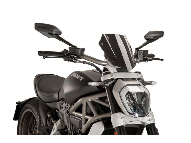 Windshield PUIG NEW. GEN SPORT 8921N Negru
