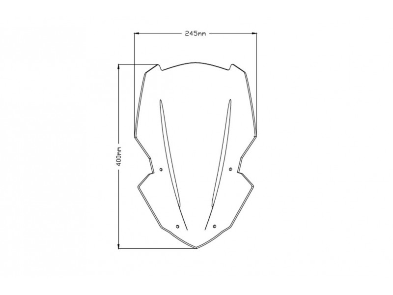 Windshield PUIG NEW. GEN TOURING 9392W transparent Windshield PUIG NEW. GEN TOURING 9392W transparent