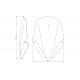 Windshield PUIG NEW. GEN TOURING 9436W transparent Windshield PUIG NEW. GEN TOURING 9436W transparent
