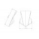 Windshield PUIG NEW. GEN SPORT 9687N Negru