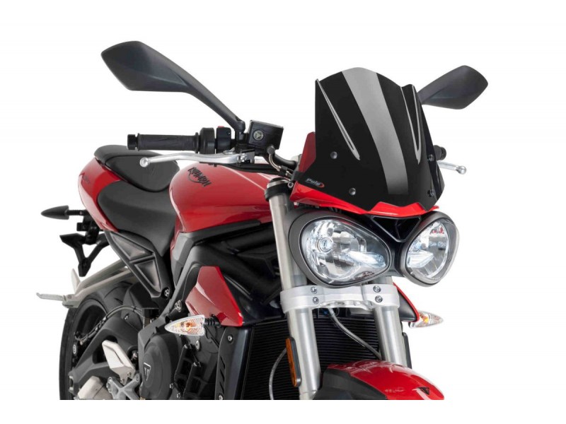 Windshield PUIG NEW. GEN SPORT 9999N Negru