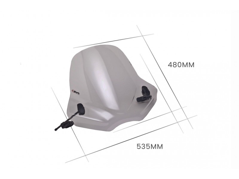 Windshield PUIG TOURING II 5267W transparent Windshield PUIG TOURING II 5267W transparent
