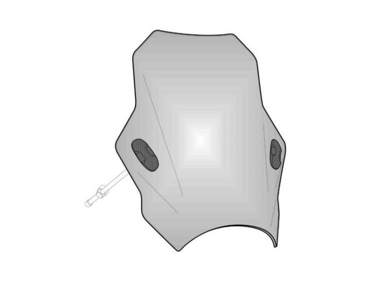 Windshield PUIG BAT 9989F dark smoke