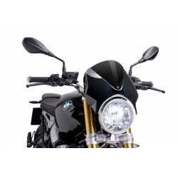 Windshield PUIG RETROVISION 7012N matt black Negru Windshield PUIG RETROVISION 7012N matt black Negru
