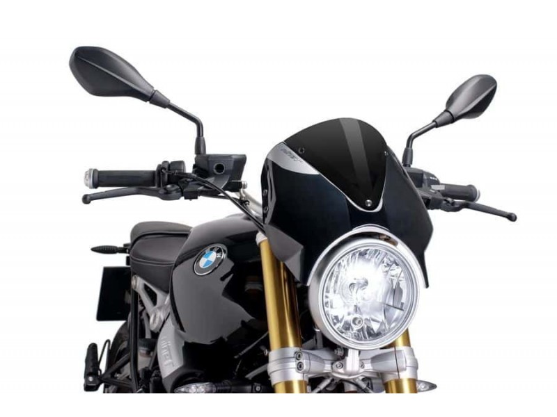 Windshield PUIG RETROVISION 7012N matt black Negru Windshield PUIG RETROVISION 7012N matt black Negru