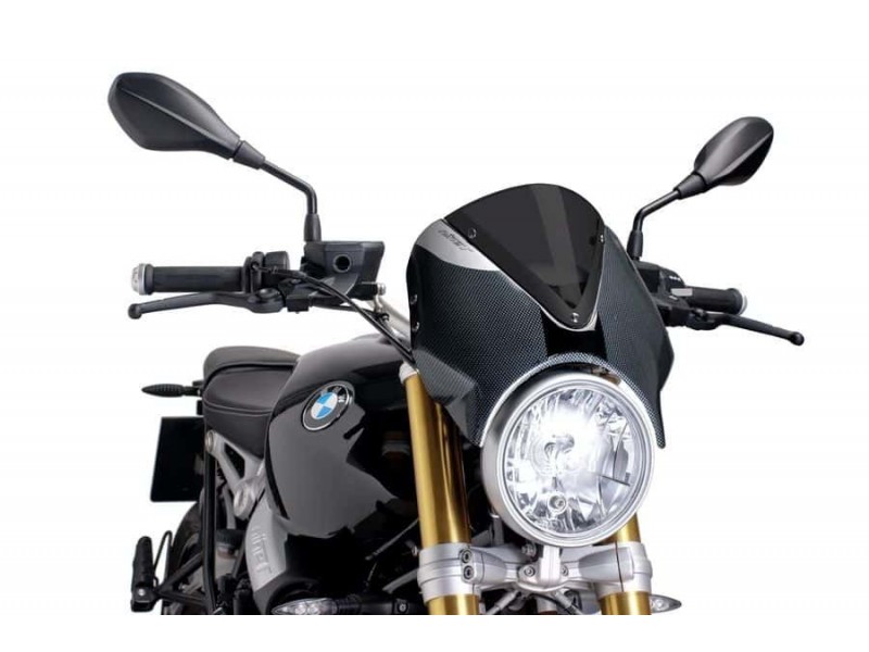 Windshield PUIG RETROVISION 7559F carbon look dark smoke Windshield PUIG RETROVISION 7559F carbon look dark smoke