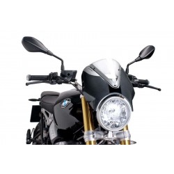 Windshield PUIG RETROVISION 7559W carbon look transparent Windshield PUIG RETROVISION 7559W carbon look transparent