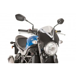 Windshield PUIG RETROVISION 8926W matt black transparent Windshield PUIG RETROVISION 8926W matt black transparent