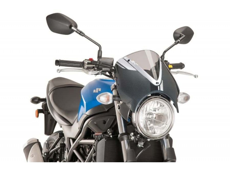 Windshield PUIG RETROVISION 8927H carbon look smoke