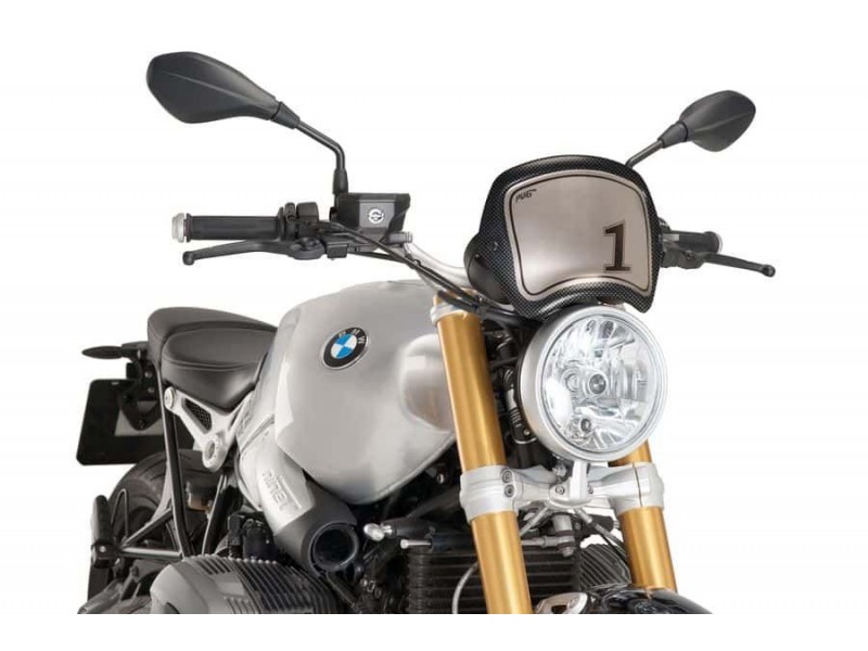 Windshield PUIG FRONTAL PLATE 9167C carbon look Windshield PUIG FRONTAL PLATE 9167C carbon look