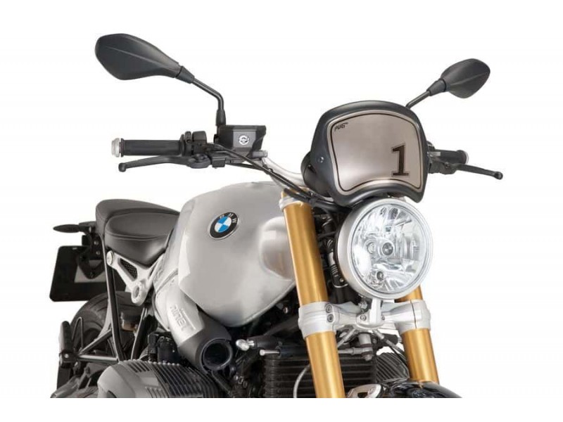 Windshield PUIG FRONTAL PLATE 9167J matt black