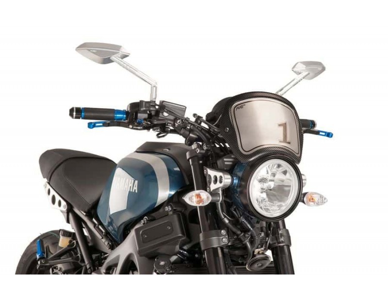 Windshield PUIG FRONTAL PLATE 9168C carbon look Windshield PUIG FRONTAL PLATE 9168C carbon look