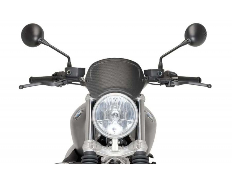 Windshield PUIG FRONTAL PLATE 9252C carbon look Windshield PUIG FRONTAL PLATE 9252C carbon look