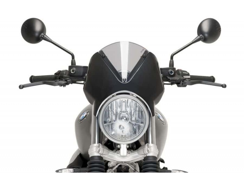 Windshield PUIG RETROVISION 9338H matt black smoke