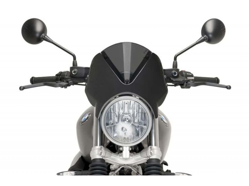Windshield PUIG RETROVISION 9339F carbon look dark smoke Windshield PUIG RETROVISION 9339F carbon look dark smoke