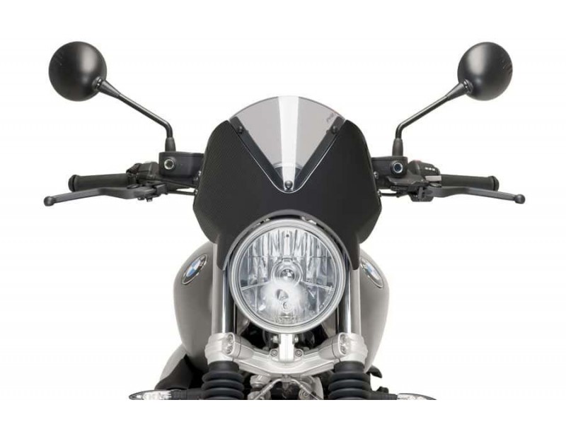 Windshield PUIG RETROVISION 9339H carbon look smoke