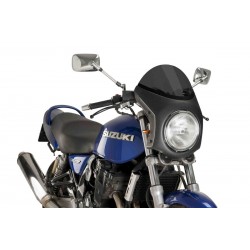 Windshield universal PUIG SEMI-FAIRING 9515F carbon look dark smoke Windshield universal PUIG SEMI-FAIRING 9515F carbon look dark smoke