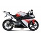 Sistem de evacuare complet 1x1 MIVV SUONO Y.030.L7 Otel inoxidabil / Capac Carbon