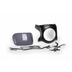 Windshield PUIG SEMI-FAIRING 9554F matt black dark smoke Windshield PUIG SEMI-FAIRING 9554F matt black dark smoke