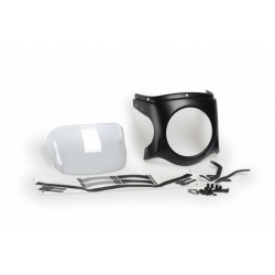 Windshield PUIG SEMI-FAIRING 9554W matt black transparent Windshield PUIG SEMI-FAIRING 9554W matt black transparent