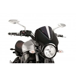 Windshield PUIG RETROVISION 9560F matt black dark smoke Windshield PUIG RETROVISION 9560F matt black dark smoke